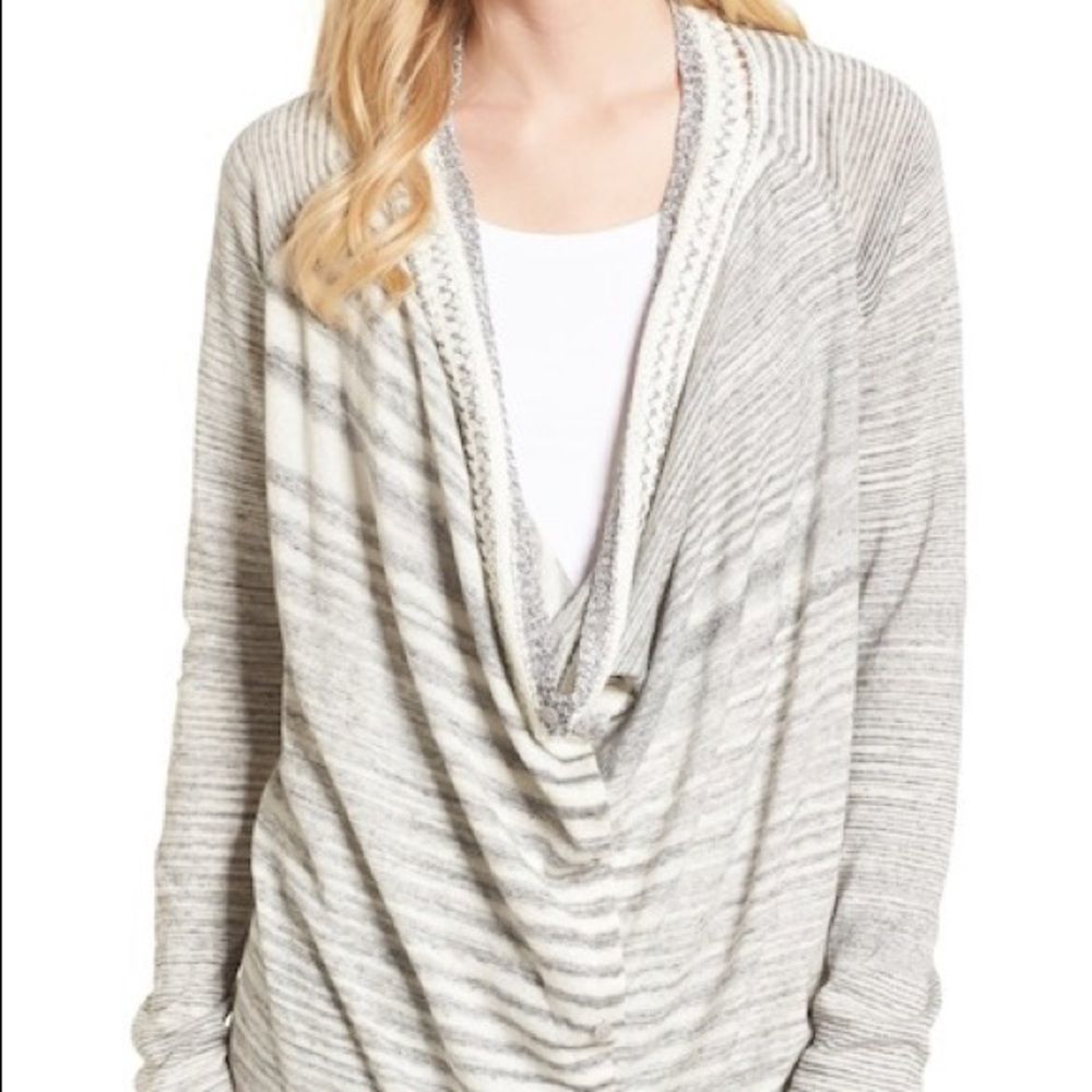 Nic + Zoe Cowl Neck Cardigan